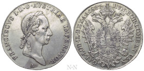 AUSTRIAN EMPIRE. Franz I (1804-1835). 1/2 Taler (1827-A). Wien (Vienna)