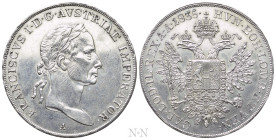 AUSTRIAN EMPIRE. Franz I (1804-1835). 1/2 Taler (1835-A). Wien (Vienna)