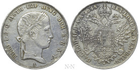 AUSTRIAN EMPIRE. Ferdinand I (1835-1848). Thaler (1848-A). Wien (Vienna)