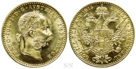 AUSTRIAN EMPIRE. Franz Josef I (1848-1916). GOLD Dukat (1915). Wien (Vienna). Restrike issue