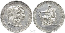 AUSTRIAN EMPIRE. Franz Josef I (1848-1916). 2 Gulden (1879). Silver Wedding Anniversary