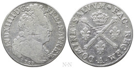FRANCE. Louis XIV (1643-1715). 20 Sols (1708-A). Paris