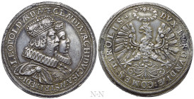 HOLY ROMAN EMPIRE. Leopold V (1619-1625). 2 Talers (1635). Hall