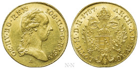 HOLY ROMAN EMPIRE. Joseph II (1765-1790). Ducat (1787-A). Wien (Vienna)