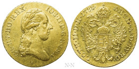 HOLY ROMAN EMPIRE. Joseph II (1765-1790). GOLD Ducat (1788-A). Wien (Vienna)