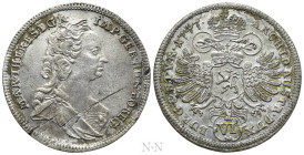 HOLY ROMAN EMPIRE. Maria Theresia (1740-1780). 6 Kreuzer (1747). Graz