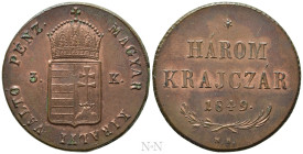 HUNGARY. War of Indipendence (1848-1849). 3 Kreuzer (1849). Baia Mare