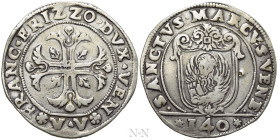ITALY. Venice. Francesco Erizzo (1631-1646). Scudo della croce