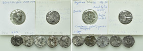 7 Denarii of Septimius Severus