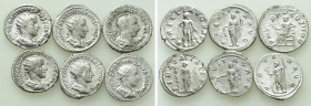 6 Antoniniani of Gordianus III