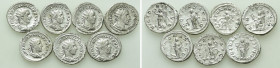 7 Antoniniani of Philippus Arabs