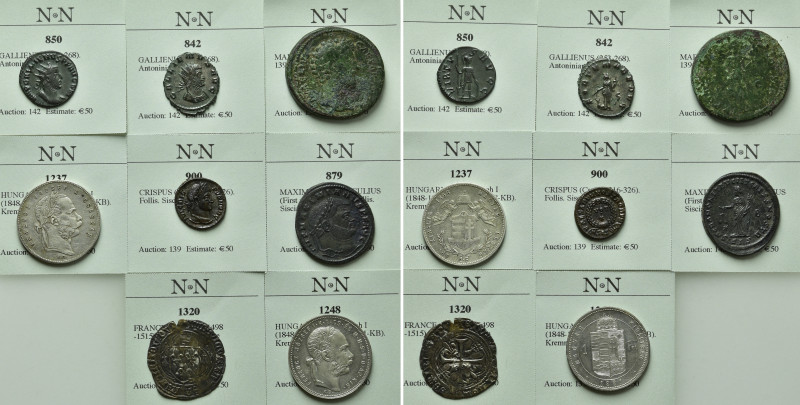 8 Roman and Modern Coins. 

Obv: .
Rev: .

. 

Condition: See picture.
...