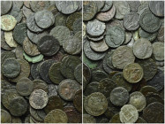 Circa 100 Late Roman Coins