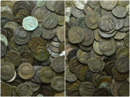 Circa 100 Late Roman Coins