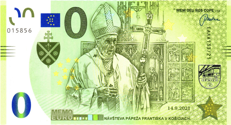 Europe 0 Memo Euro 2021 Visit of Pope Francis in Kosice

# 015856; With Origin...