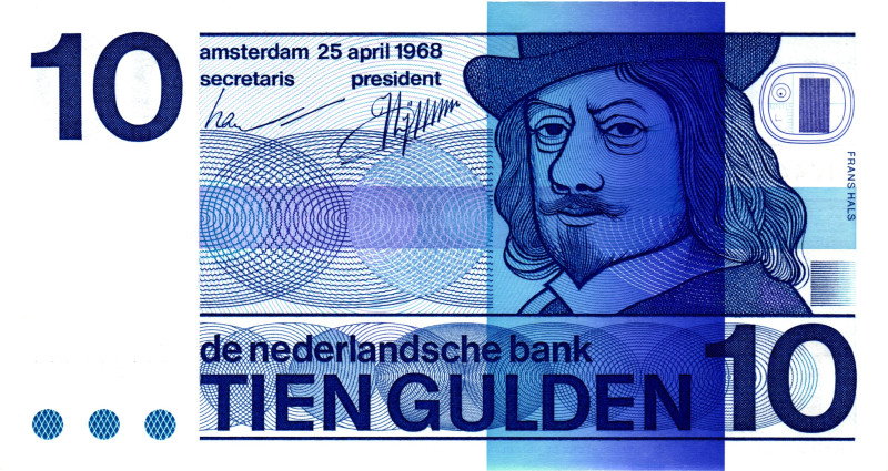 Netherlands 10 Gulden 1968

P# 91b, N# 201570; # 1644529662; UNC