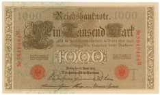 Germany - Empire 1000 Mark 1910

P# 44b, N# 202158; # M 5849484; AUNC