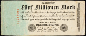 Germany - Weimar Republic 5000000 Mark 1923

P# 95, N# 208642; # C 3758994; F