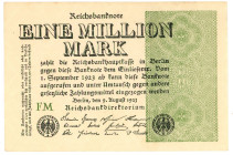 Germany - Weimar Republic 1000000 Mark 1923

P# 102, N# 202231; # FM; AUNC
