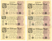 Germany - Weimar Republic 6 x 2000000 Mark 1923

P# 104, N# 206171; F/AUNC