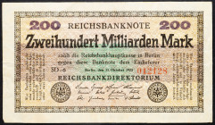 Germany - Weimar Republic 200000000000 Mark 1923

P# 121, N# 208790; # SD-6 012128; F
