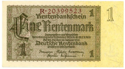 Germany - Third Reich 1 Rentenmark 1937

P# 173b, N# 203651; # R 20399523; AUNC