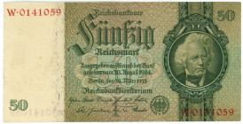 Germany - Third Reich 50 Reichsmark 1933 I

P# 182a, N# 203641 ; # W 0141059; XF
