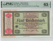 Germany - Third Reich 5 Reichsmark 1933 PMG 65 EPQ

P# 199, # E 3593634