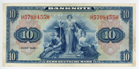 Germany - FRG 10 Deutsche Mark 1948

P# 5a, N# 209169; #H5708455H; AUNC
