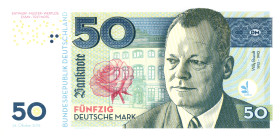 Germany - FRG 50 Deutsche Mark 2018 "Willy Brandt"

# C 00238 D1; BUNC