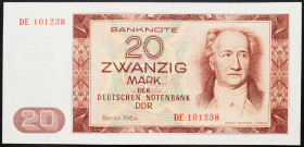Germany - DDR 20 Mark 1964

P# 24, N# 209131; # DE 101238; XF-