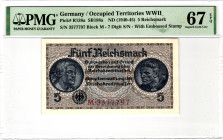 Germany - Third Reich 5 Reichsmark 1940 PMG 67 EPQ Superb Gem Unc

P# R138a, N# 203665; # M 3577797