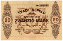 Germany - Weimar Republic Brandenburg 20 Mark 1918

Geiger# 057.01b; Now Brandenburg in Germany; UNC