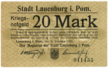 Germany - Weimar Republic Lauerburg 20 Mark 1918

Geiger# 310.03; # 11455; Now Elba in Germany; XF-