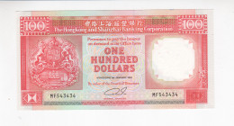 Hong Kong HSBC 100 Dollars 1991

P# 198c, N# 211283; # MF543434; UNC