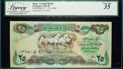 Iraq 25 Dinars 1982 AH 1402 LCG 35 Very Fine

P# 72, N# 204090; # SX/270 0736541