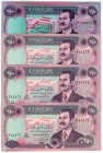 Iraq 4 x 250 Dinars 1995 AH 1415 With consecutive numbers

P# 85a1, a2, N# 203794; UNC