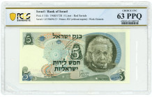 Israel 5 Lirot 1968 JE 5728 63 PPQ Choice Unc

P# 34b, N# 203886; # 63396696