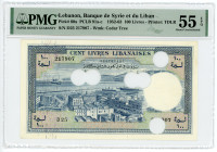 Lebanon 100 Livres 1952 - 1963 PMG 55 EPQ About Uncirculated

P# 60a, N# 246126; # D25 217907; AUNC