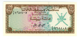 Muscat & Oman 100 Baiza 1970 (ND)

P# 1a, N# 224045; # 1/2 765805; UNC
