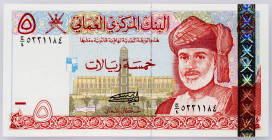 Oman 5 Rials 2000

P# 39, N# 211724; J/4 5331184; UNC