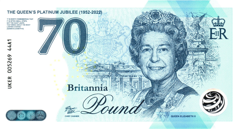 Great Britain 1 Pound 2022 The Queen's Platinum Jubilee

# UKER 005269 44A1; U...