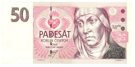 Czech Republic 50 Korun 1993

P# 4a, N# 207331; # A 03 127566; VF