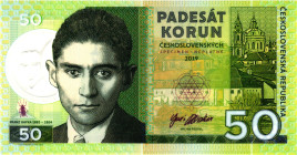 Czech Republic 50 Korun 2019 Specimen "Franz Kafka"

# S 00193; BUNC