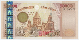 Armenia 50000 Dram 2001

P# 48, N# 213675; jeb1337430; 1700 Years of Christianity in Armenia; UNC