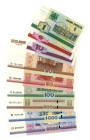 Belarus Full Set of 2000

P# 21 - 29, Lot of 9 Banknotes; UNC