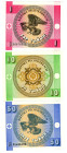 Kyrgyzstan 1 - 10 - 50 Tiyin 1993 (ND)

P# 1 - 3, UNC