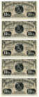 Latvia Libava 5 x 10 Kopeks 1915 (ND) Error Cut

N# 377881; UNC