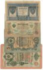 Russia 1 - 3 - 5 - 10 Roubles 1898 - 1909

P # 9, 10, 11,15, N# 207700; F