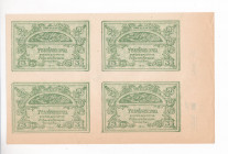 Russia - North OKSA Northern Army Rodzyanko 4 x 3 Roubles 1919 Uncut Sheet

UNC
